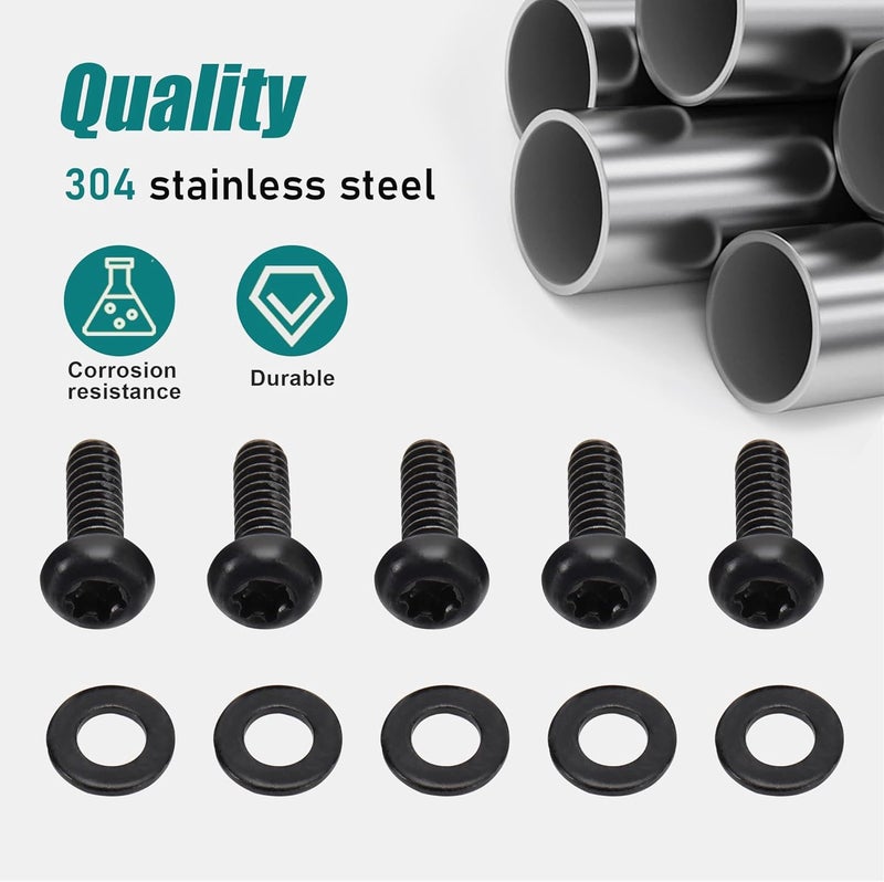 MoKitDora 5PCS Derby Cover Bolt Kit Compatible with Harley 2019-up Softail and 2018-up Sport Glide FLSB Models, Black - Image 5